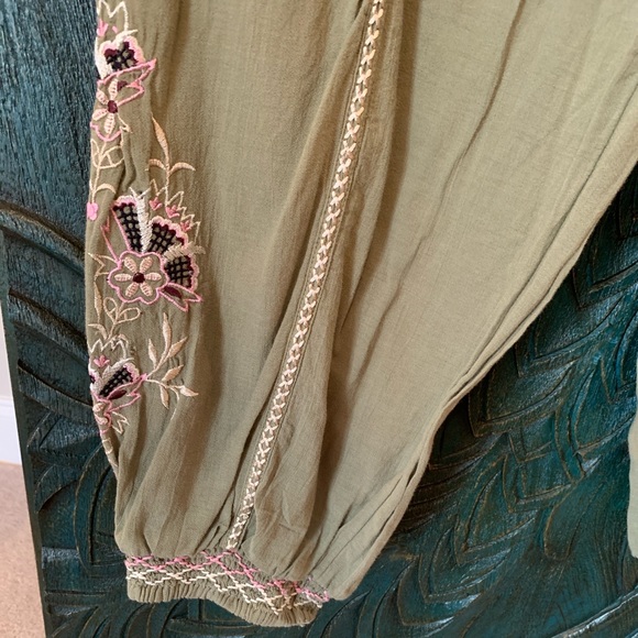 Free People Camellia Embroidered Joggers - Picture 5 of 11